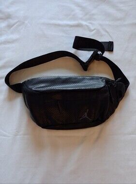 Jordan Black Waist Pack with Jumpman Logo